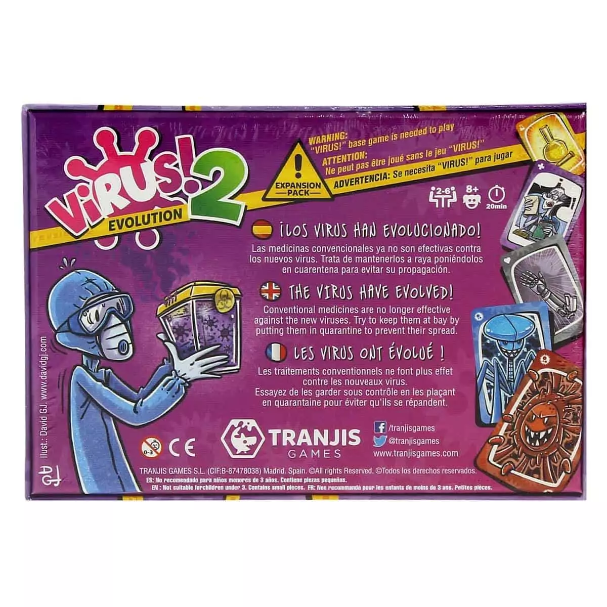 virus-2-02 comprar juego de cartas Virus 2 Evolution