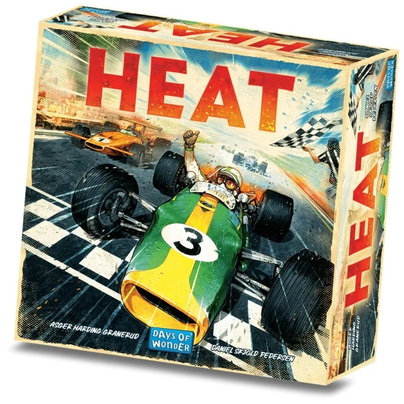 juego de mesa heat, un juego de coches de devir