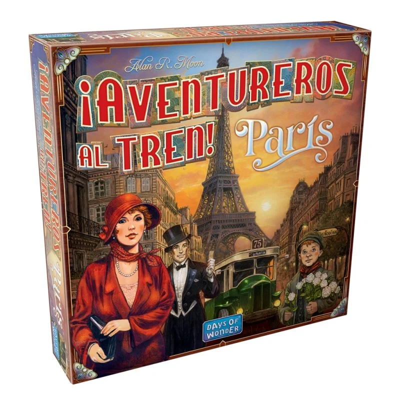 juego de mesa aventureros al tren París