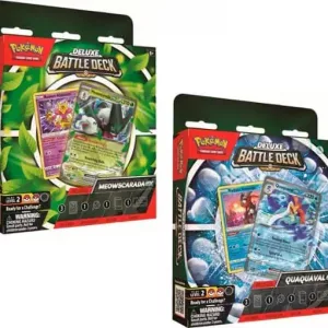 Deluxe Battle Deck EX Meowscarada/Quaquaval (Inglés)