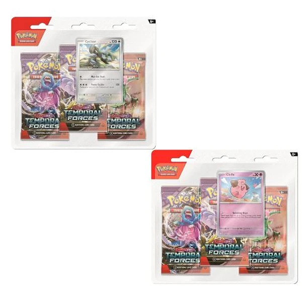 Scarlet & Violet - Temporal Forces 3 Booster Blister Pack (Inglés)