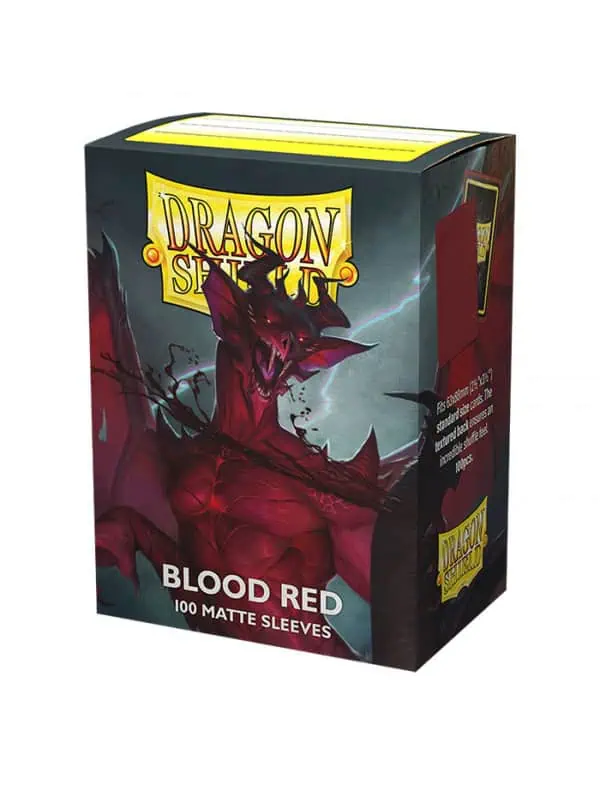 Dragon Shield - Fundas Standard Matte Blood Red (100 Fundas)