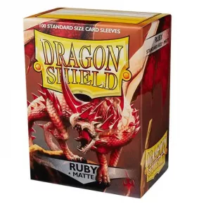 Dragon Shield - Fundas Standard Matte Ruby (100 Fundas)