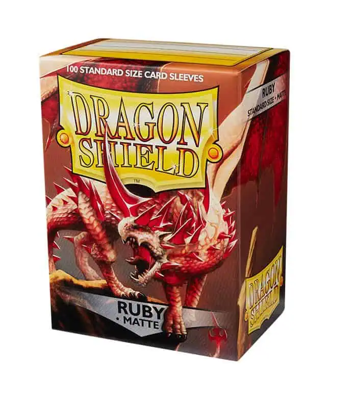 Dragon Shield - Fundas Standard Matte Ruby (100 Fundas)