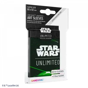 Star Wars Unlimited: Art sleeves Card Black Green