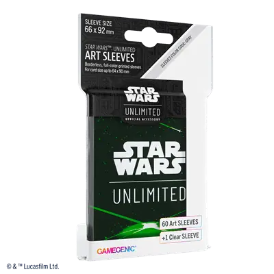 Star Wars Unlimited: Art sleeves Card Black Green