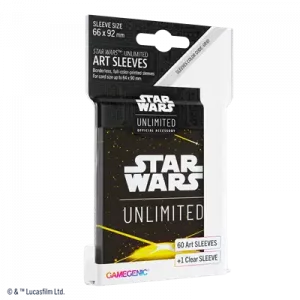 Star Wars Unlimited: Art sleeves Card Black Yellow