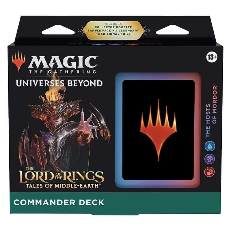 ESDLA Commander Deck: The Hosts of Mordor (Inglés)