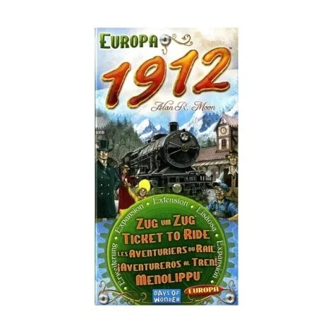 Juego de mesa aventureros al tren Europa 1912