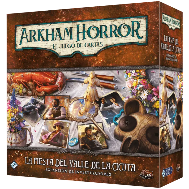 Juego de mesa Arkham Horror LCG La fiesta del Valle de la Cicuta expansión de investigadores