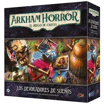 Juego de mesa Arkham Horror Los devoradores de sueños expansión de investigadores