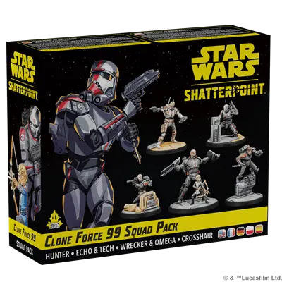 juego de miniaturas Star Wars Clone Force 99 Squad Pack