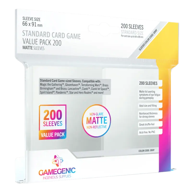 Gamegenic: Matte Standard Card Game