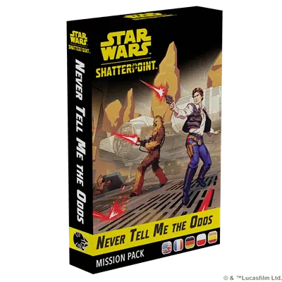 Juego de miniaturas Star Wars Shatterpoint Never Tell Me the Odds Mission Pack