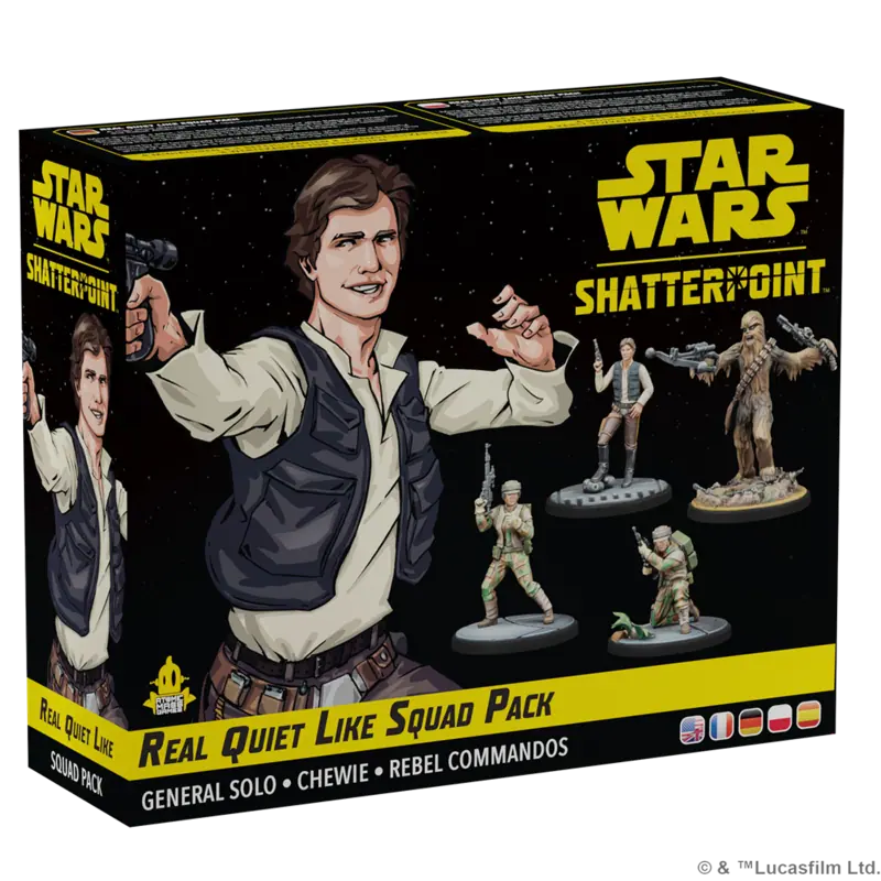 Juego de miniaturas Star Wars Shatterpoint Real Quiet Like Squad Pack