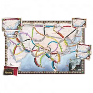 Juego de mesa Aventureros al Tren Asia