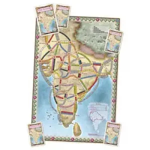 Aventureros al Tren india + suiza juego de mesa