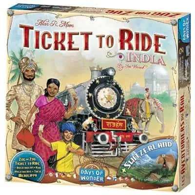 Comprar Aventureros al Tren india + suiza