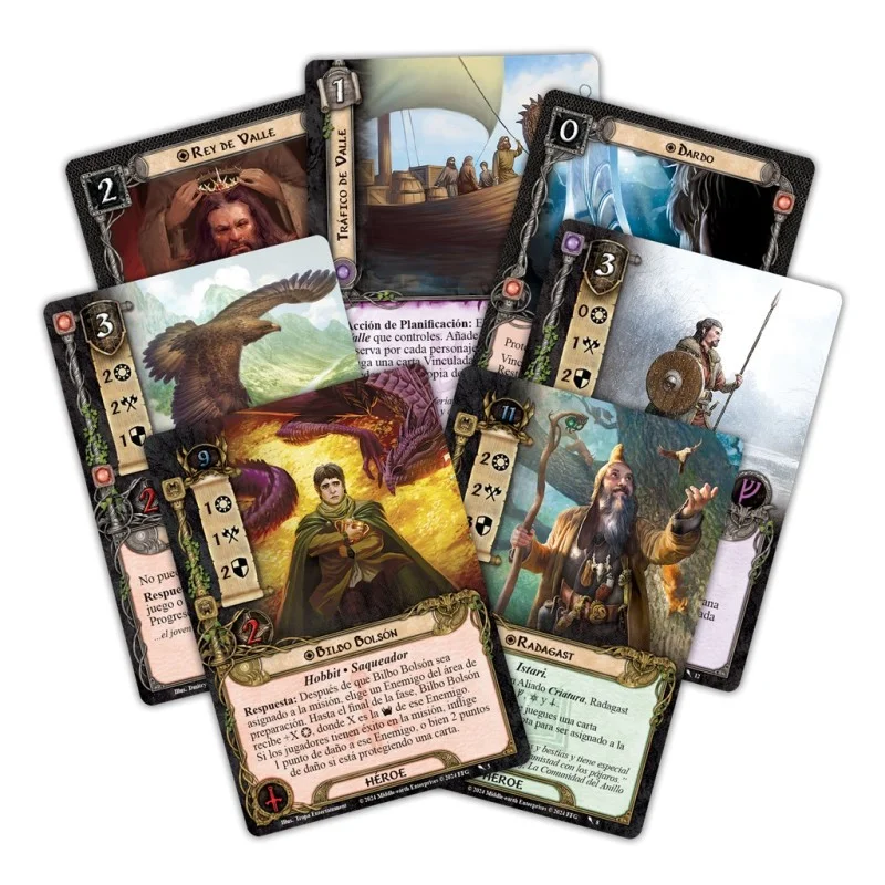 el-señor-de-los-anillos-lcg-ered-mithrin-expansion-de-heroes (1) juego de cartas Ered Mithrin Expansión de Héroes