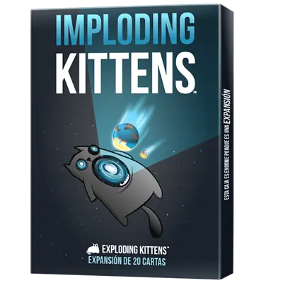 Juego de cartas Imploding Kittens una expansión de Exploding Kittens