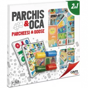 Juego de mesa parchís y oca