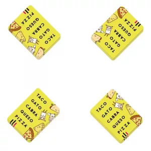 juego Taco Gato Cabra Queso Pizza