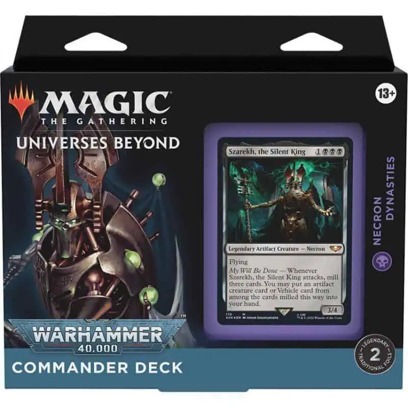 Warhammer 40.000 Commander Deck: Necron Dynasties (Inglés)