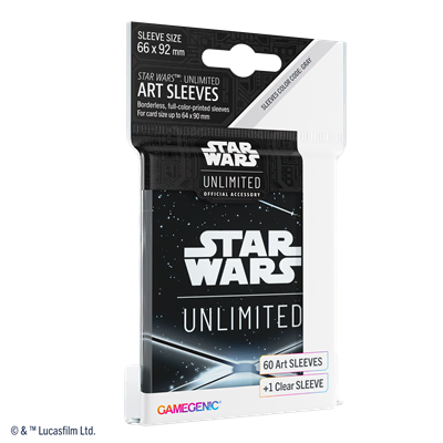 SW: Unlimited Art Sleeves Card Back Black