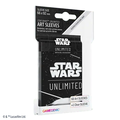 SW: Unlimited Art Sleeves Card Back White