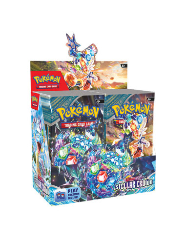 Pokemon TCG: Escarlata y Púrpura SV07 Corona Astral - Caja de sobres (Español)