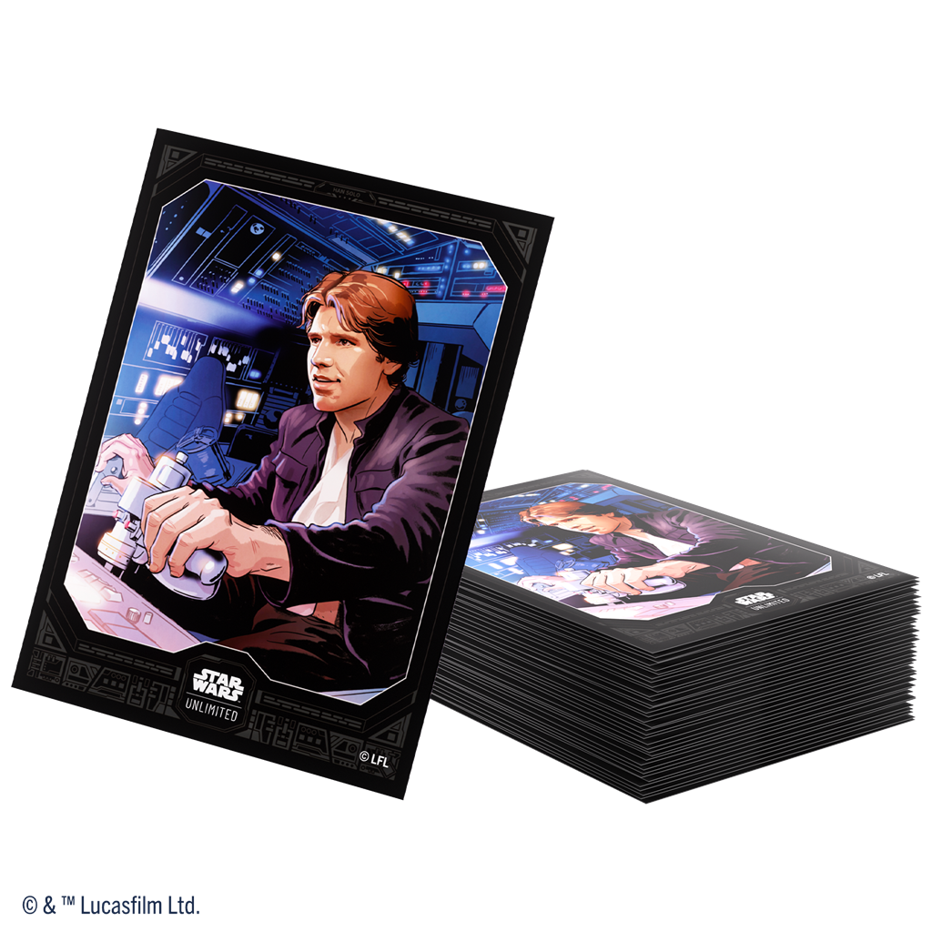 Pase el ratón para ampliar | Haga click para agrandar SW: Unlimited Art Sleeves Han Solo