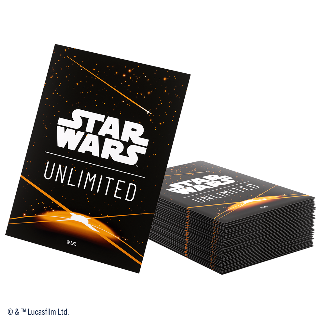 SW: Unlimited Art Sleeves Card Back Orange