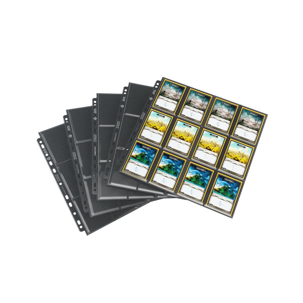 24-Pocket Sideloading Pages Pack Black (10)