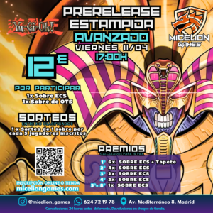 Inscripción Presentación Yu-Gi-Oh Estampida Avanzado