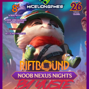 Inscripción Noob Nexus Night by Yuste