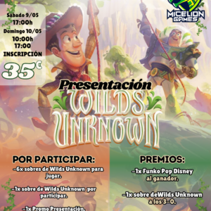 INSCRIPCIÓN Presentación LORCANA Wilds Unknown S-T