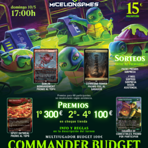 Inscripción COMMANDER BUDGET 100 mensual Mayo