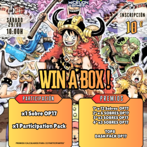 Inscripción Win a Box OP17