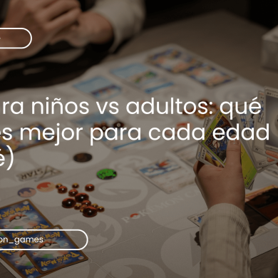 tcg para niños vs adultos